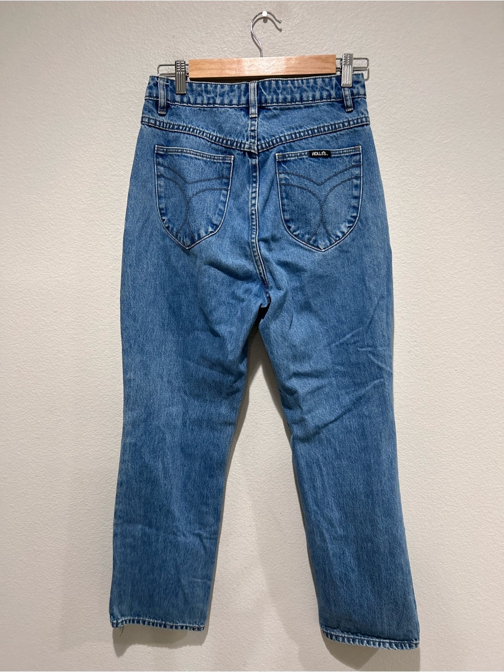 ROLLA'S Classic Original High Rise straight Jeans medium wash blue - Picture 8 of 13
